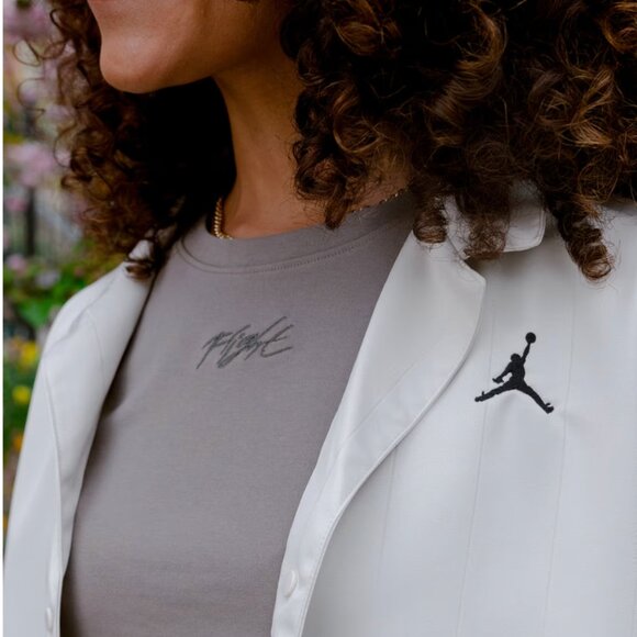 Jordan (Her)itage Women’s Stretch Top • Size S • Street / Sport Hybrid Neutral - Picture 16 of 16